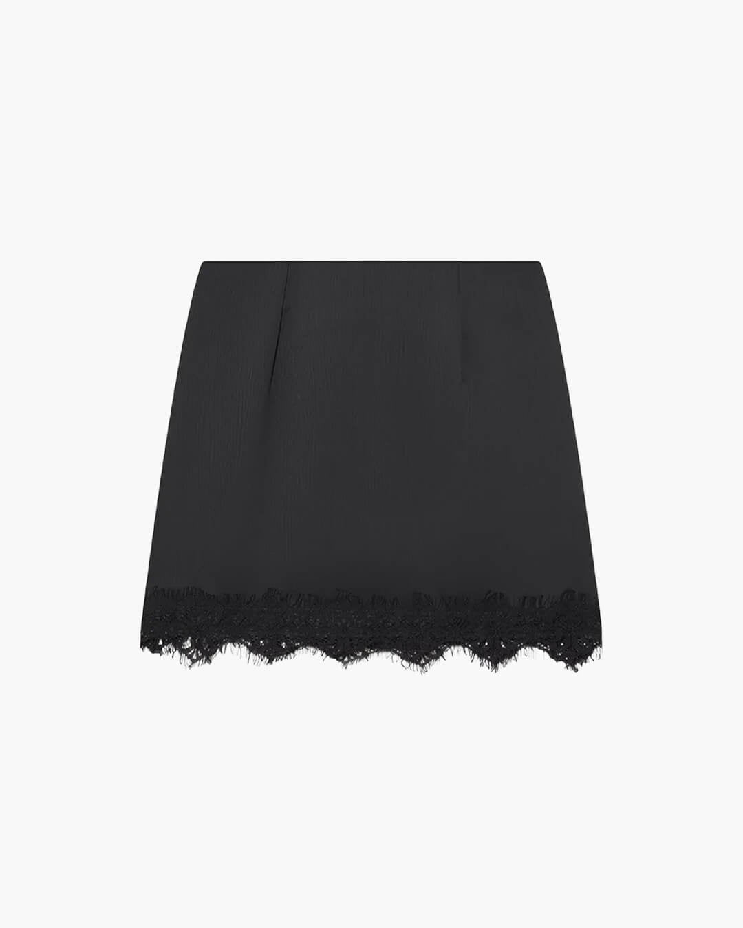 Mira | Hoge Taille Rok - Kanten Mini Rok Dames