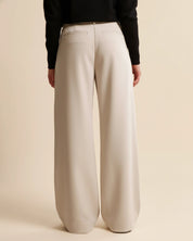 Mova | Stijlvolle Hoge Taille Pantalon - Geplooide Pijpen, Elegant
