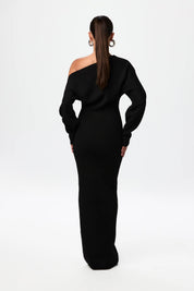 Alba | Elegante Gebreide Maxi Jurk
