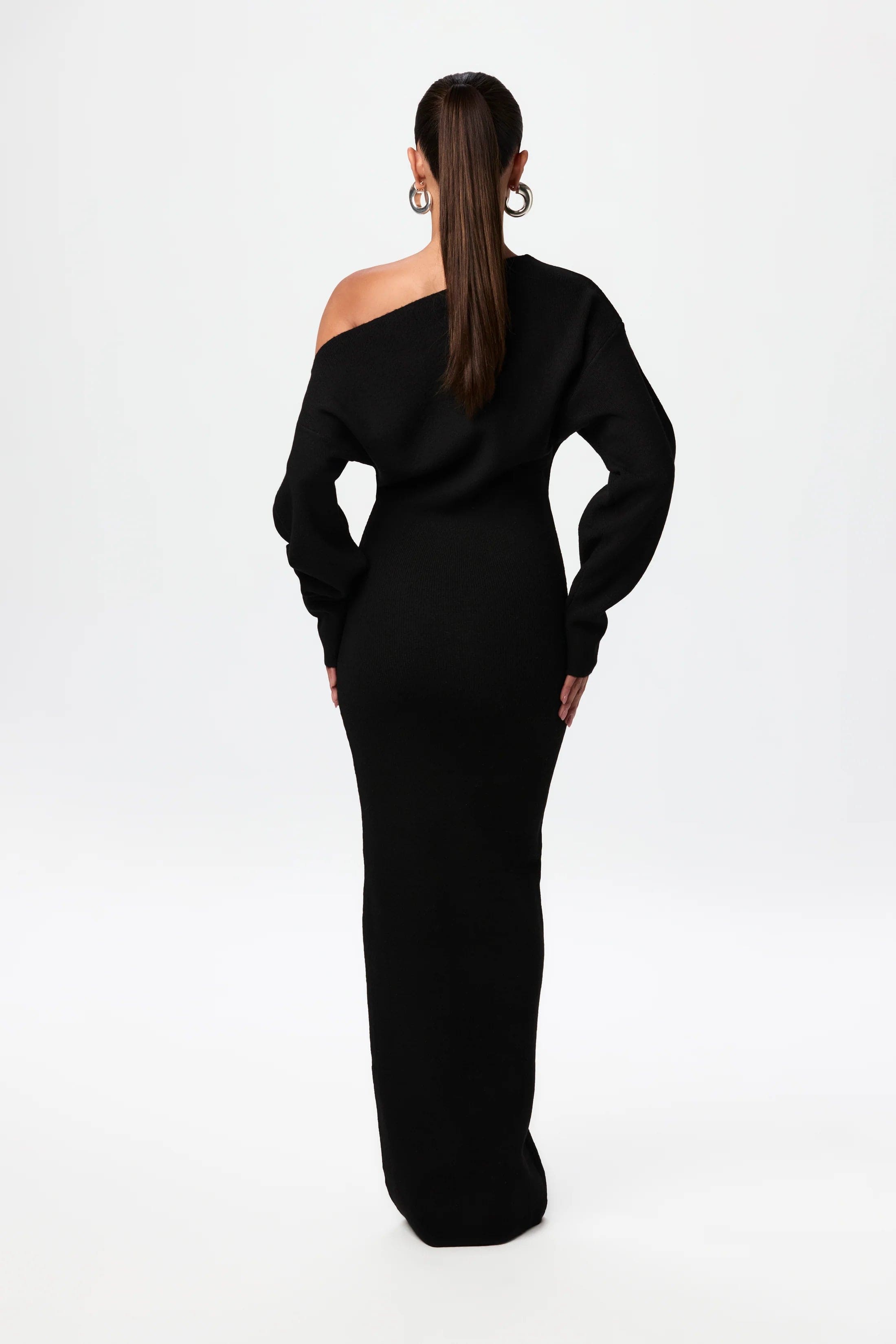 Alba | Elegante Gebreide Maxi Jurk