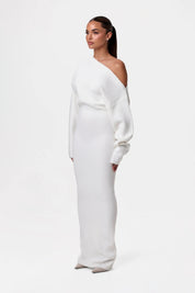 Alba | Elegante Gebreide Maxi Jurk