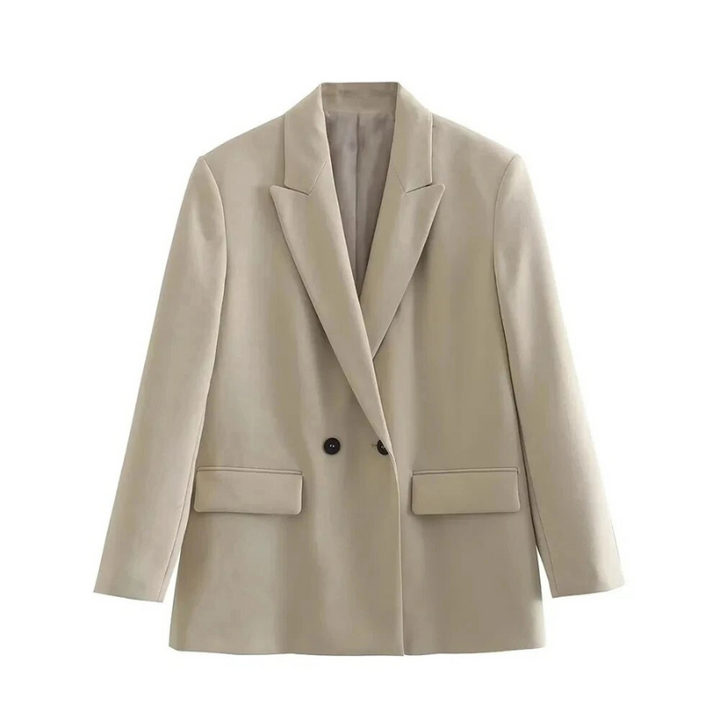 Carter | Damesblazer met oversized pasvorm en knoopsluiting