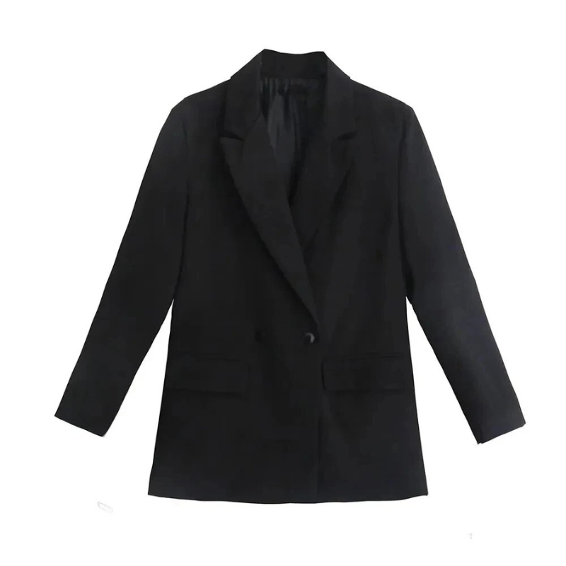Carter | Damesblazer met oversized pasvorm en knoopsluiting