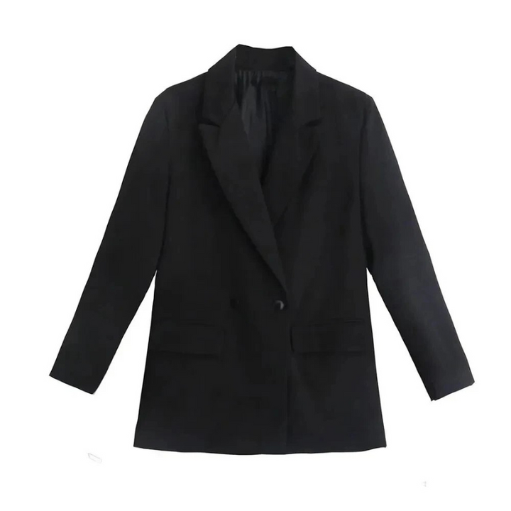 Carter | Damesblazer met oversized pasvorm en knoopsluiting