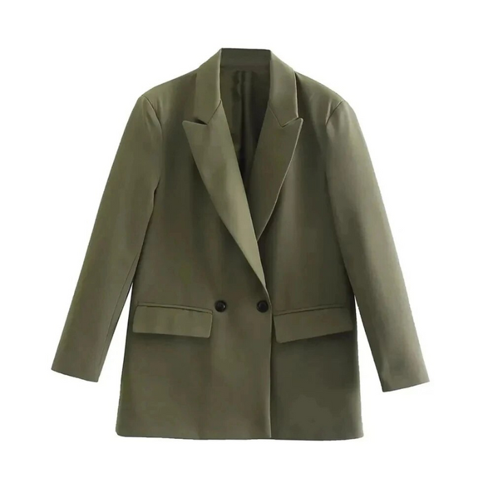 Carter | Damesblazer met oversized pasvorm en knoopsluiting