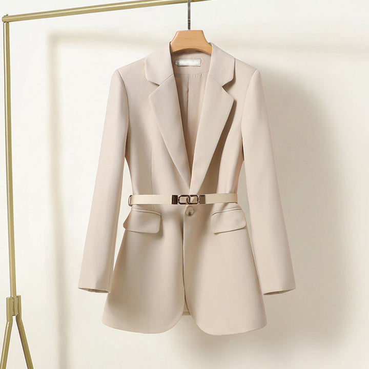 Adeline | Dames blazer met ceintuur en getailleerde pasvorm