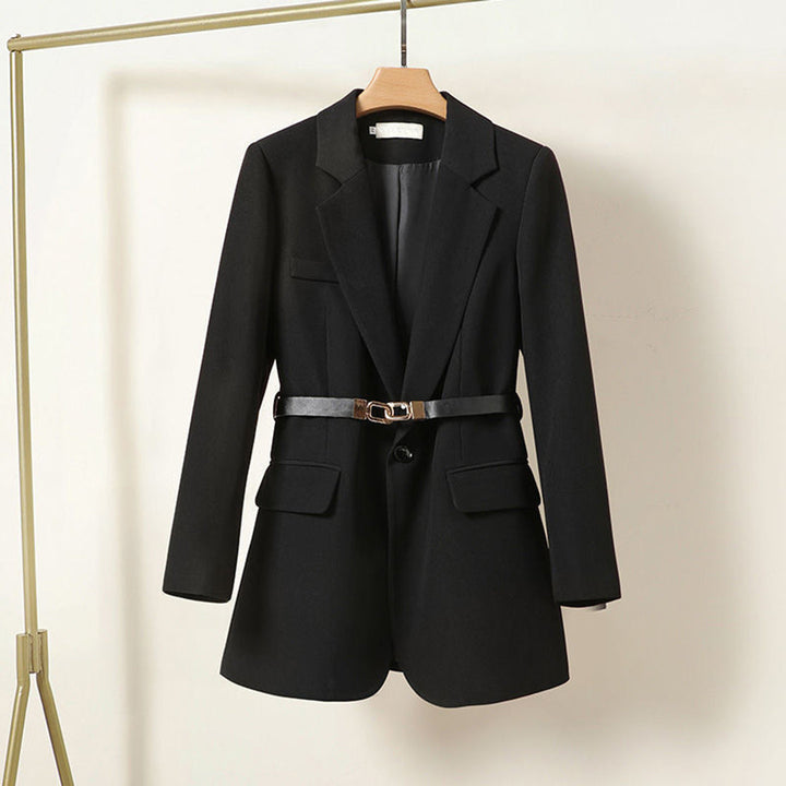 Adeline | Dames blazer met ceintuur en getailleerde pasvorm