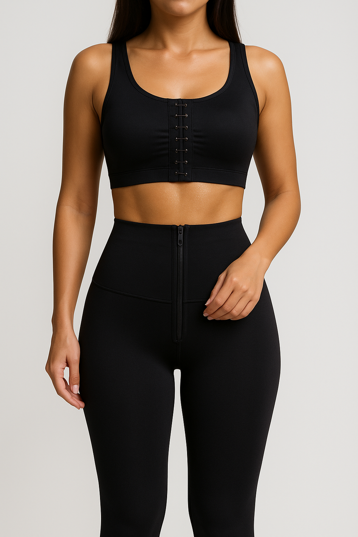 Noelle | Dames sportlegging met neopreen hoge taille tailleband
