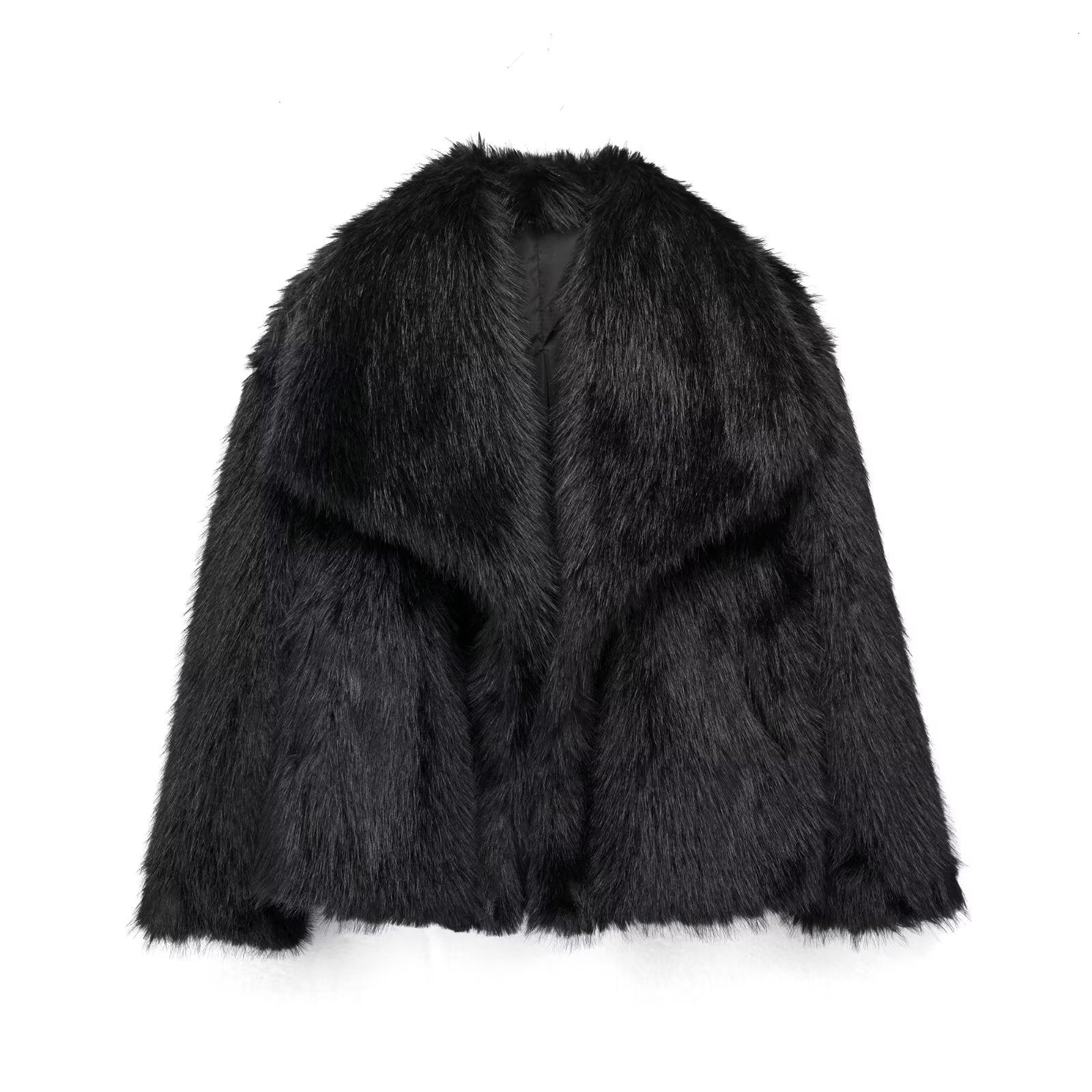 Noemi | Luxe Cropped Faux Fur Jas voor Dames - Elegant en Trendy