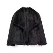 Noemi | Luxe Cropped Faux Fur Jas voor Dames - Elegant en Trendy