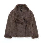 Noemi | Luxe Cropped Faux Fur Jas voor Dames - Elegant en Trendy