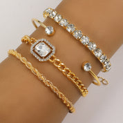 Inyx | Luxe Vierdelige Armbanden Set