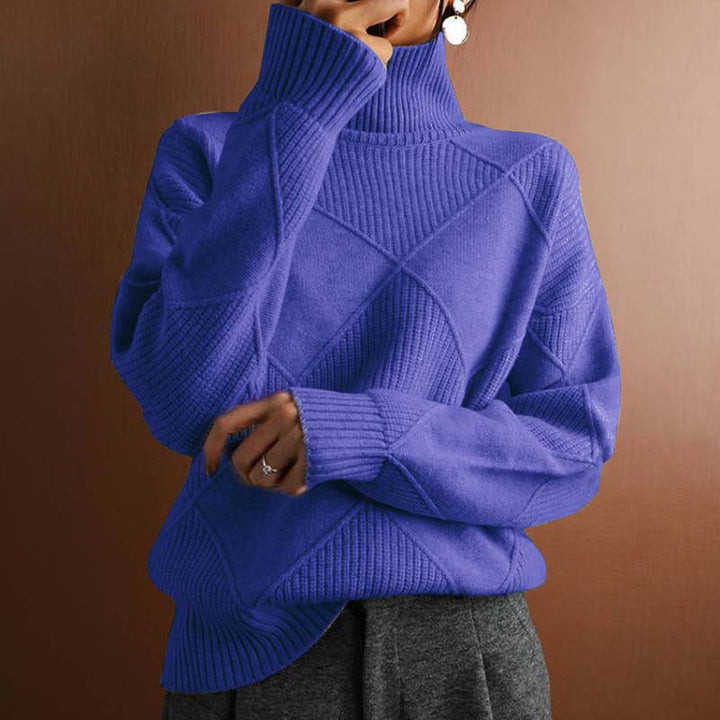 Charlotte – Stijlvolle High-Neck Pullover