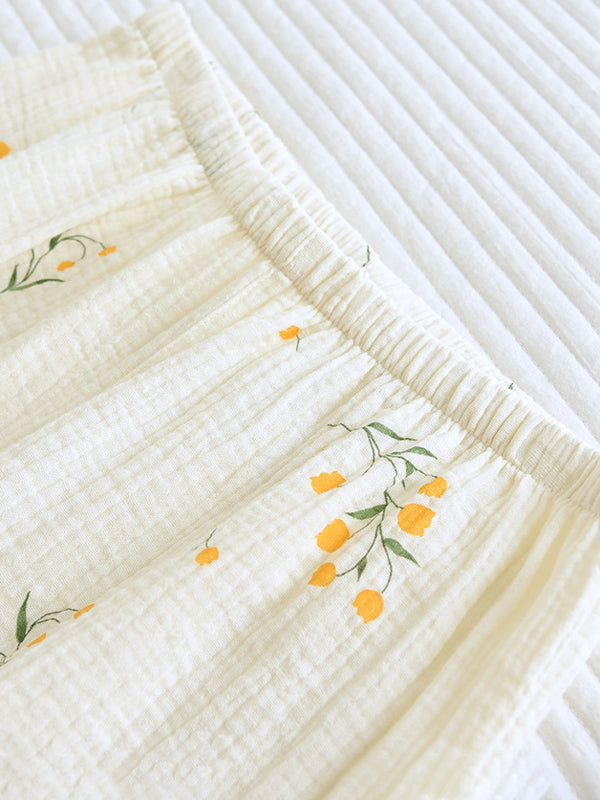 Grietje | Dames pyjamaset met bloemen short