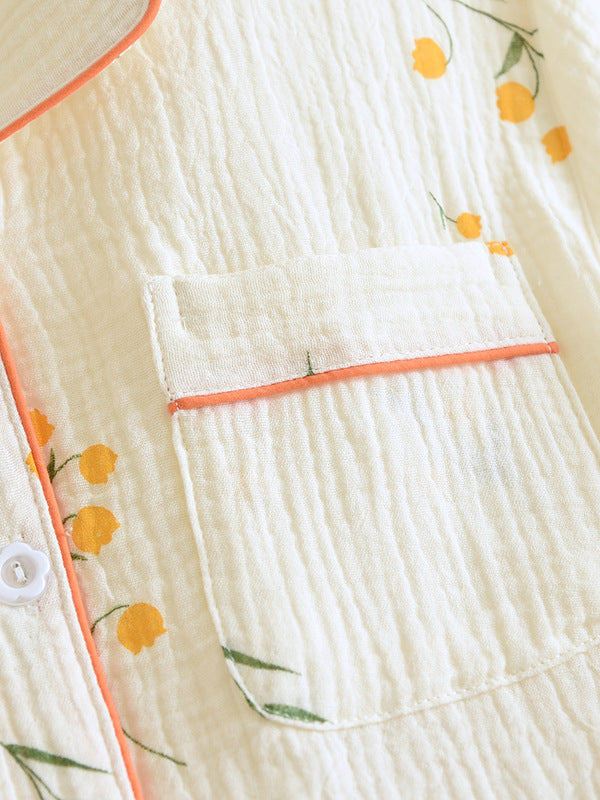 Grietje | Dames pyjamaset met bloemen short