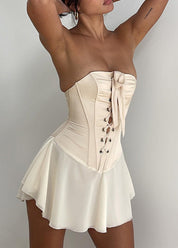 Ziah | Corset Mini Jurk Dames – Mouwloos en Elegant