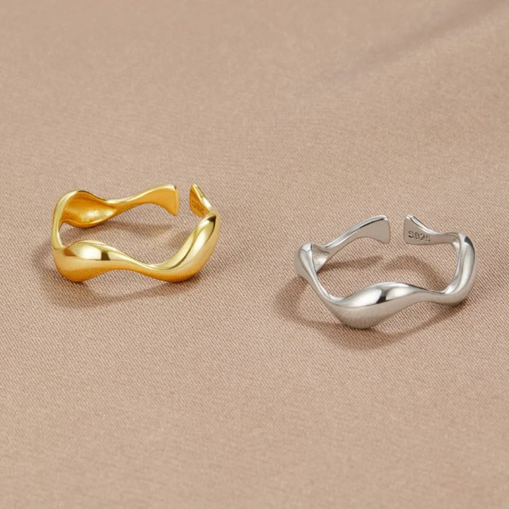 Stella | Dames Ring met verstelbaar en minimalistisch ontwerp