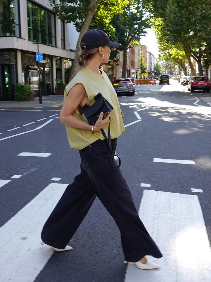 Camila | Dames vest with ritssluiting and mouwloos ontwerp