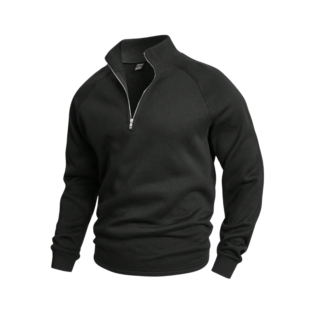 Heren Classic Half-Zip Pullover Trui
