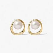 Oriana | Gouden Oorbellen met Parels Dames - Luxe Afwerking
