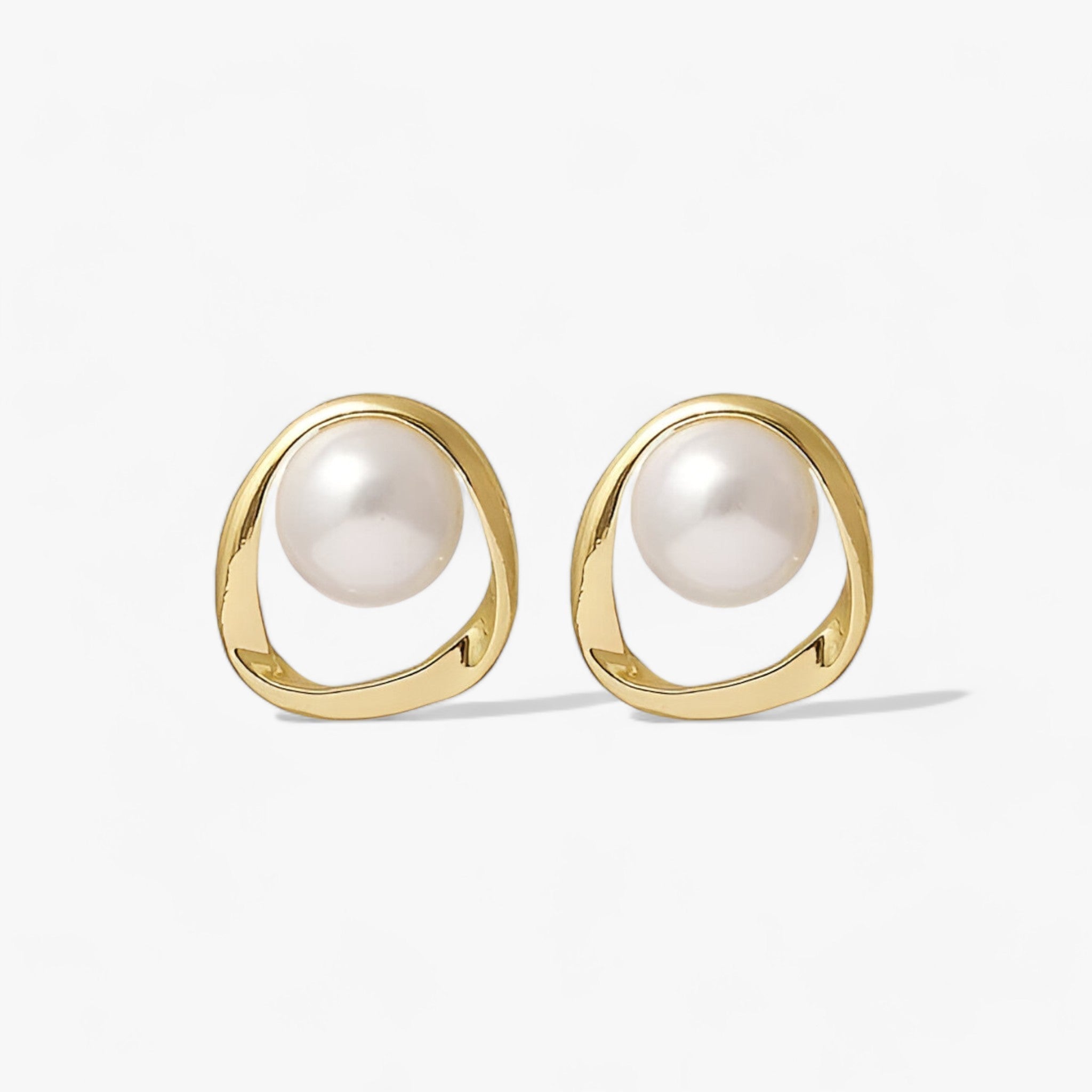 Oriana | Gouden Oorbellen met Parels Dames - Luxe Afwerking