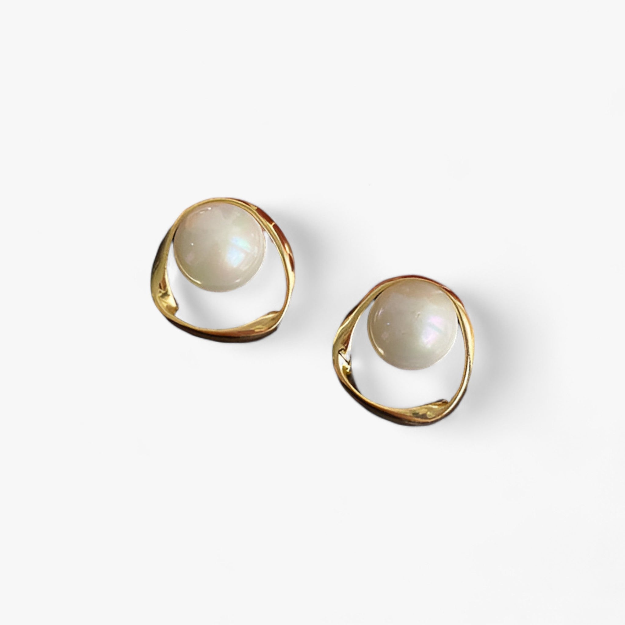 Oriana | Gouden Oorbellen met Parels Dames - Luxe Afwerking