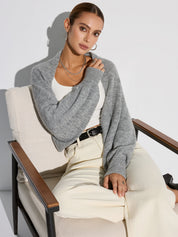 Megan | Comfy Vest Dames - Elegante, Trendy Pofmouwen