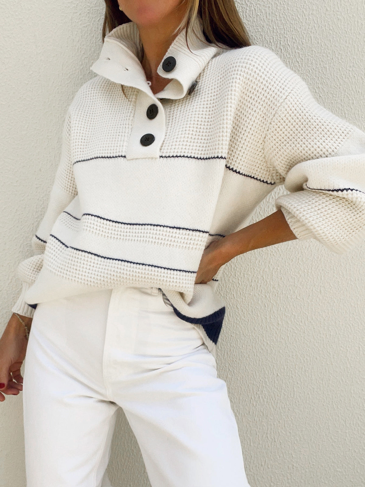 Imani | Ovaal Gebreide Trui Dames - Casual Comfort