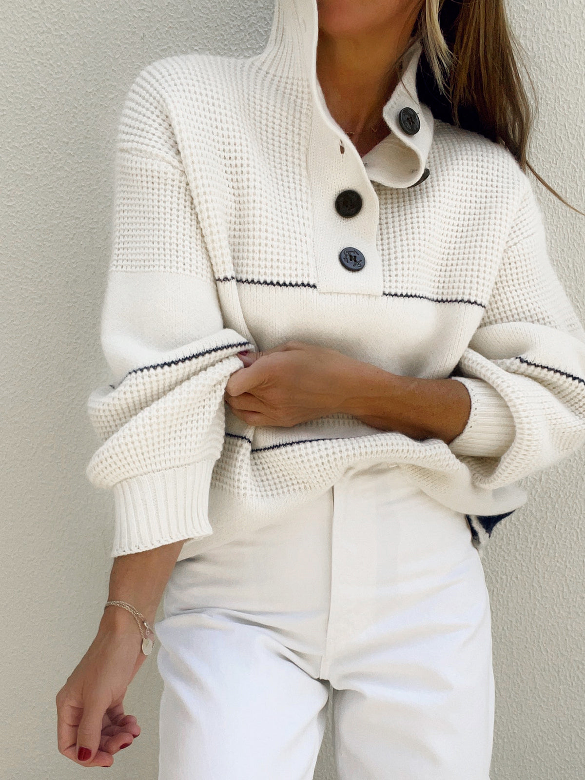 Imani | Ovaal Gebreide Trui Dames - Casual Comfort