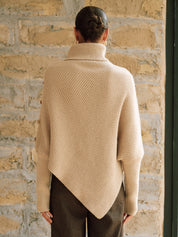 Patrice | Poncho-Sweater Dames - Gebreid met Metalen Accenten, Comfortabel en Trendy