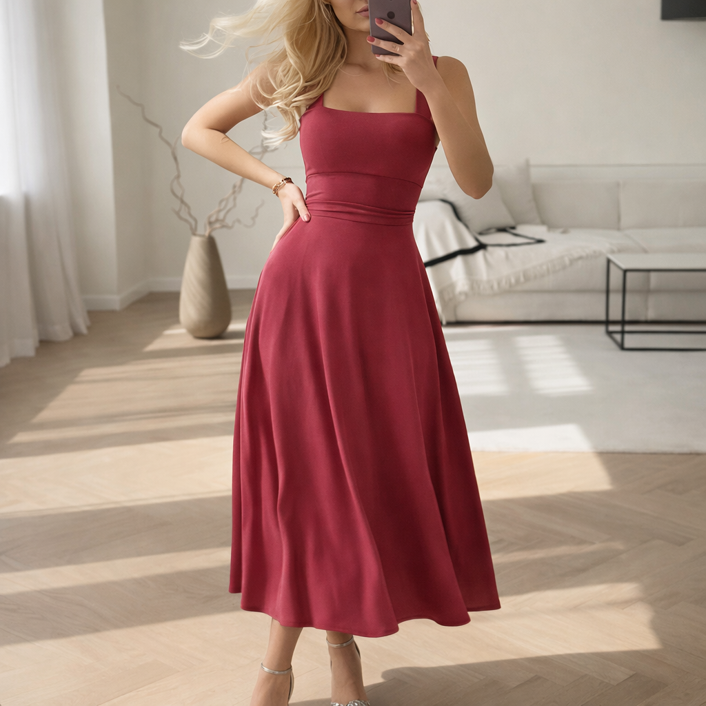 Palome | Elegante Chiffon Jurk
