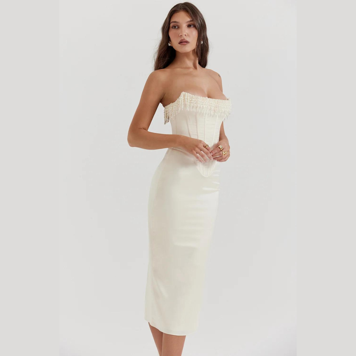 Pia___Dames_Midi_Jurk_-_Luxe_Satijn_met_Pareldetails__Strapless_voor_Bruiloft_0.png