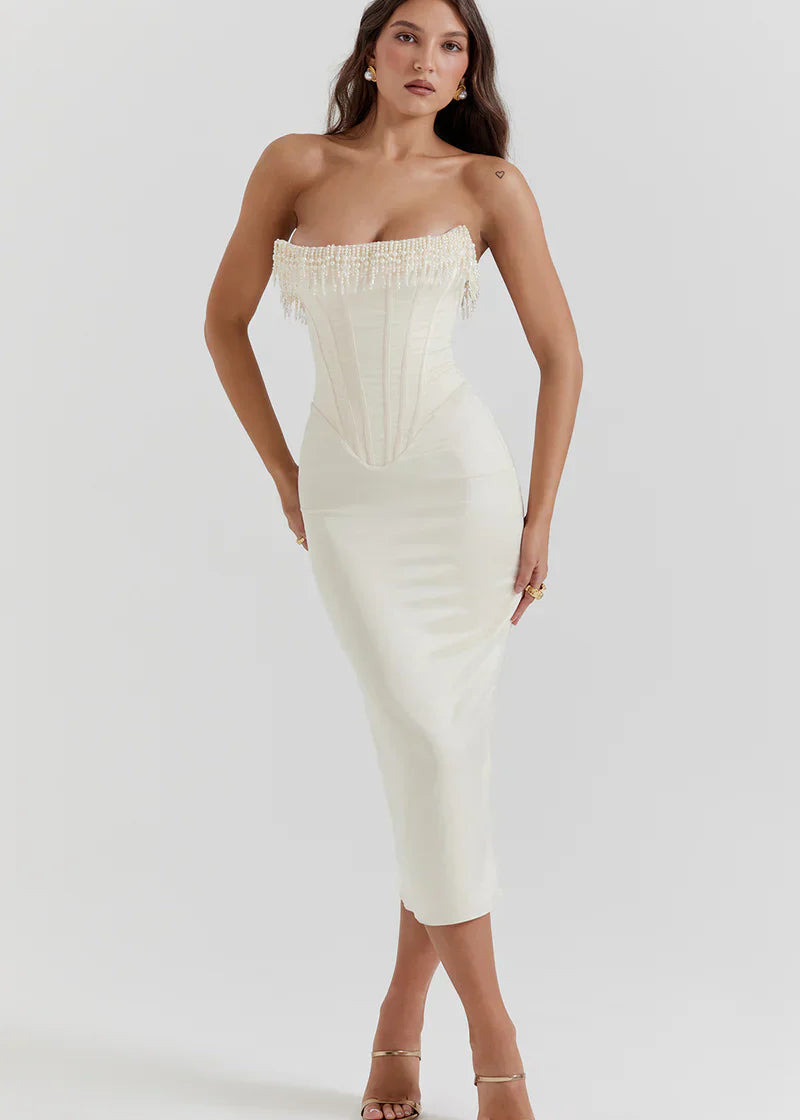 Pia___Dames_Midi_Jurk_-_Luxe_Satijn_met_Pareldetails__Strapless_voor_Bruiloft_1.jpg