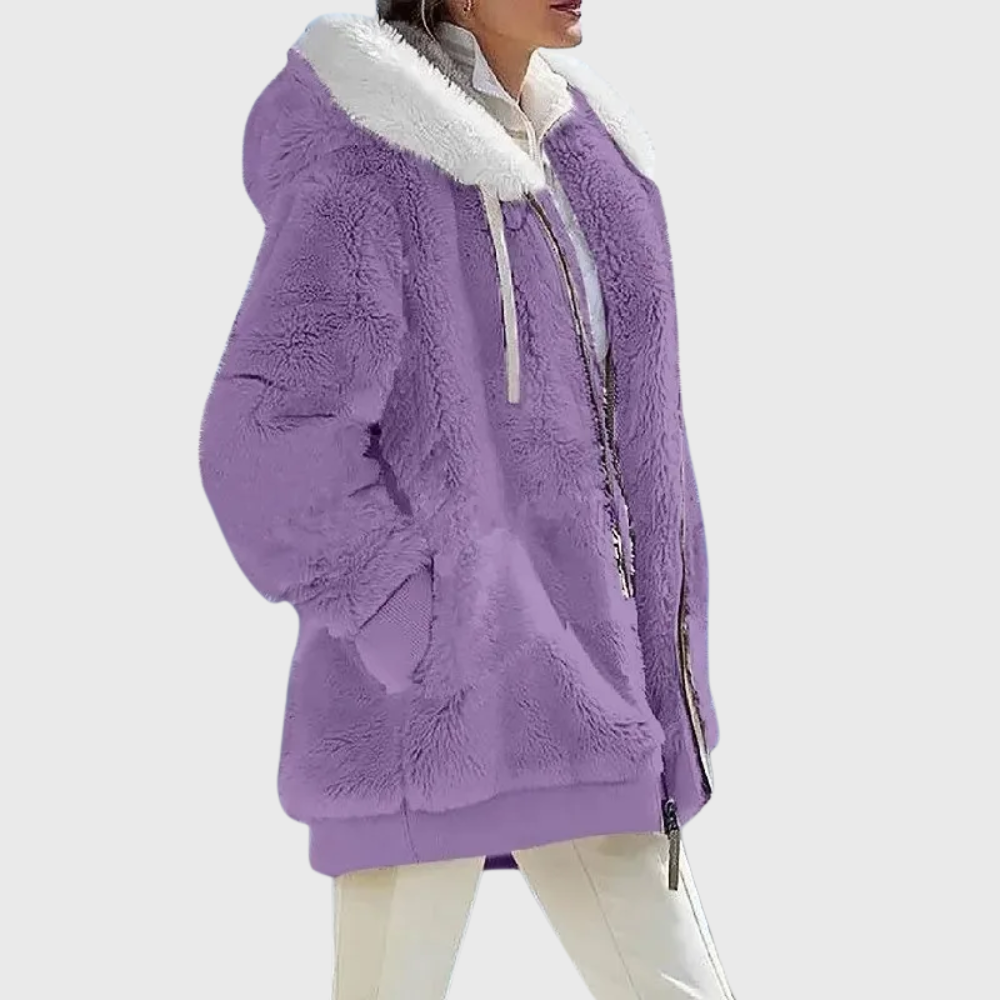 Sofia | Elegante Multicolor Warme Pufferjack