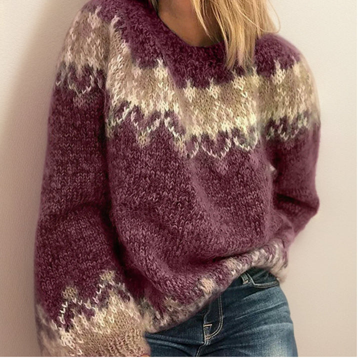 Isabelle | Elegante en Comfortabele Jacquard-Trui