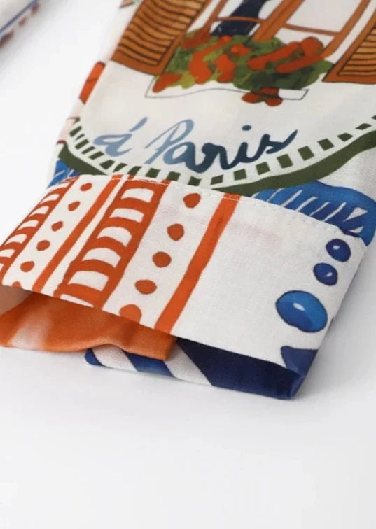 Rio | Comfortabele Zomerset met Trendy Print - Shirt & Shorts