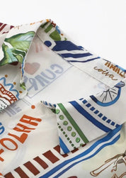 Rio | Comfortabele Zomerset met Trendy Print - Shirt & Shorts