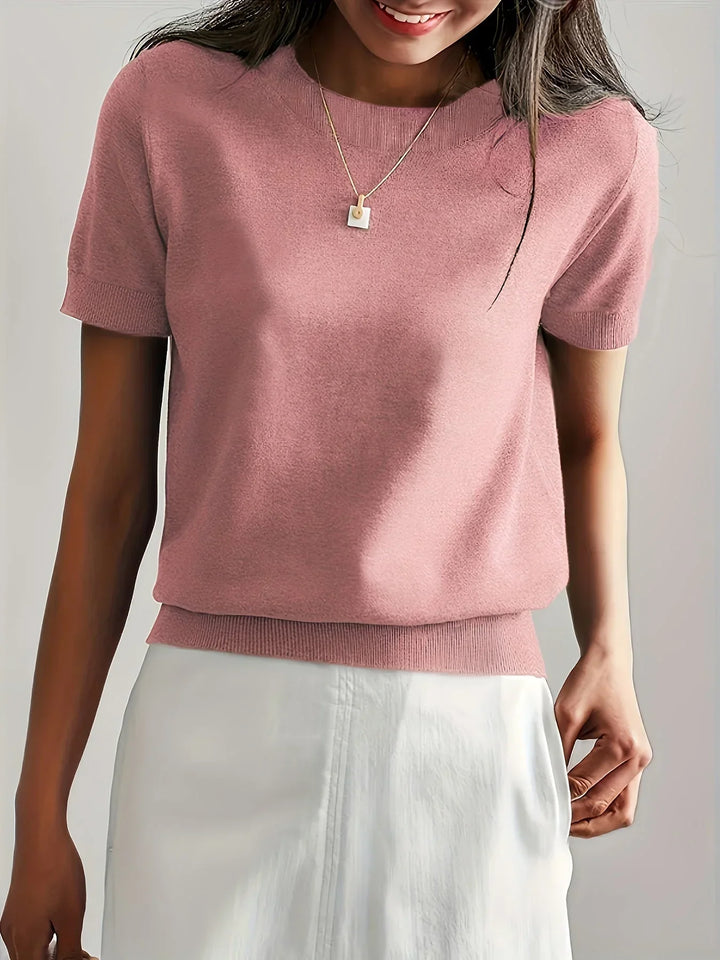 Miranda | Dames T-shirt met korte mouwen ronde hals
