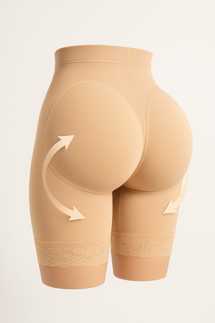 Kylie | Dames shapewear shorts met hoge taille lift