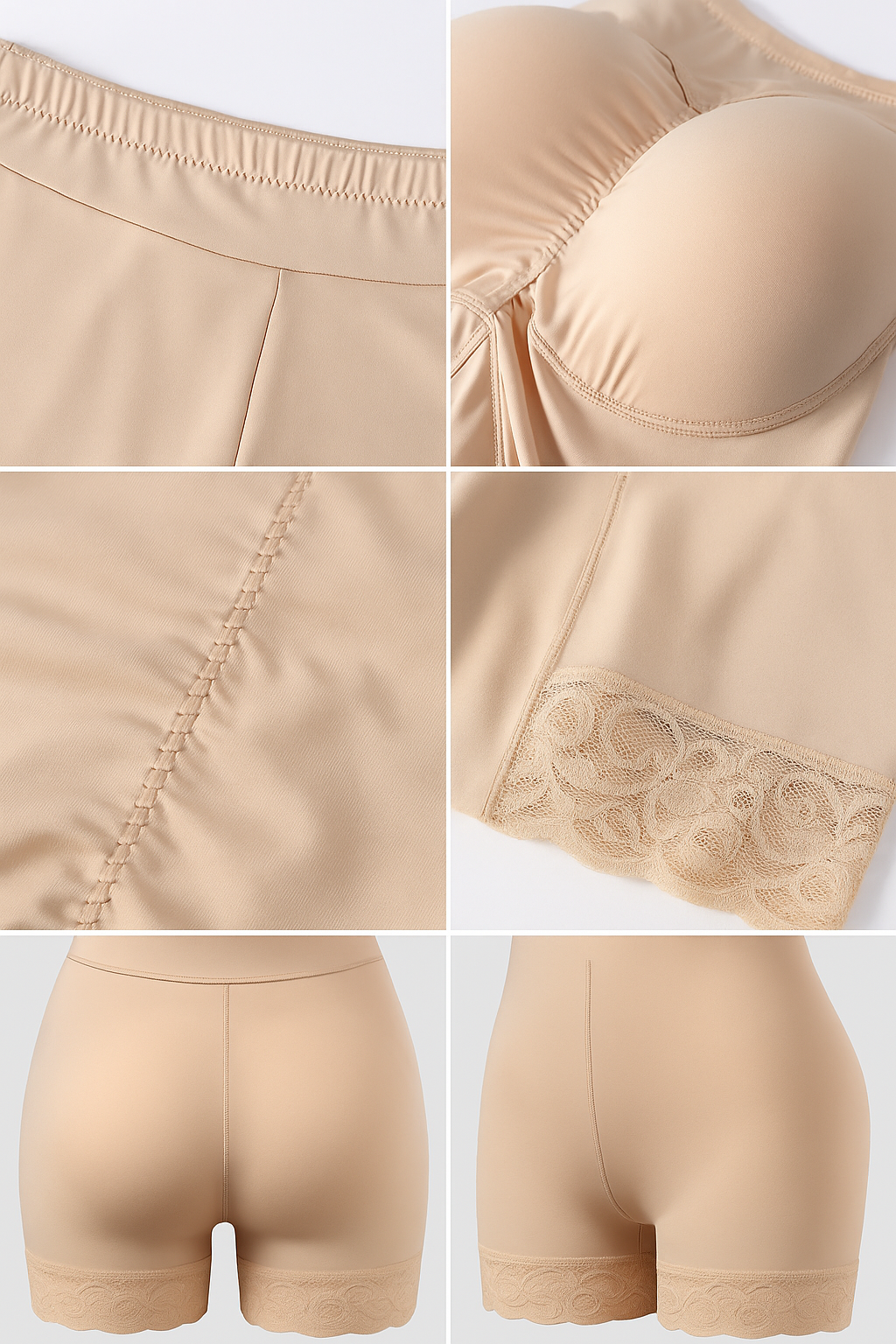 Kylie | Dames shapewear shorts met hoge taille lift