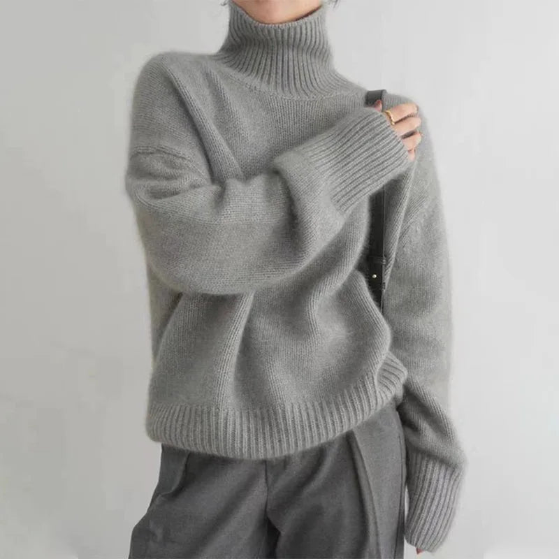 Dames Turtleneck Trui Zachte Brei