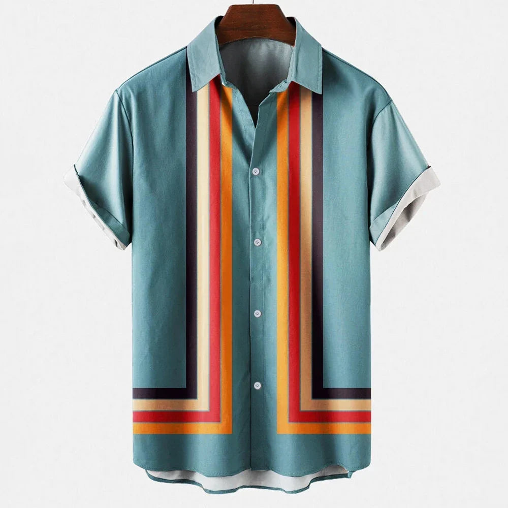 Matt Thompson Retro Strepen Shirt