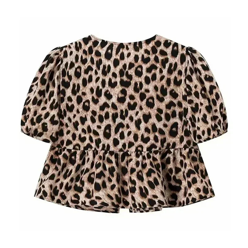 Maddy | Crop Top met Luipaardprint of effen