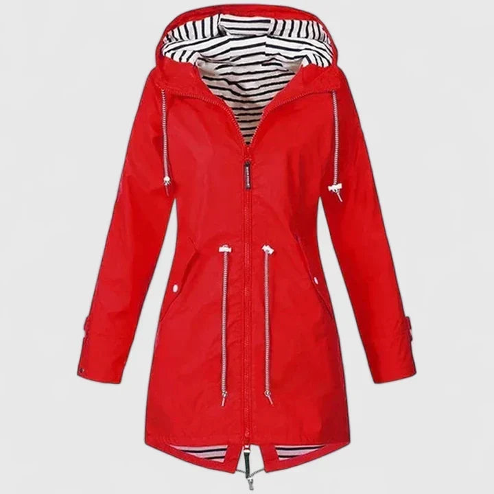 ANYA – STIJLVOLLE HOODED RAIN JACKET
