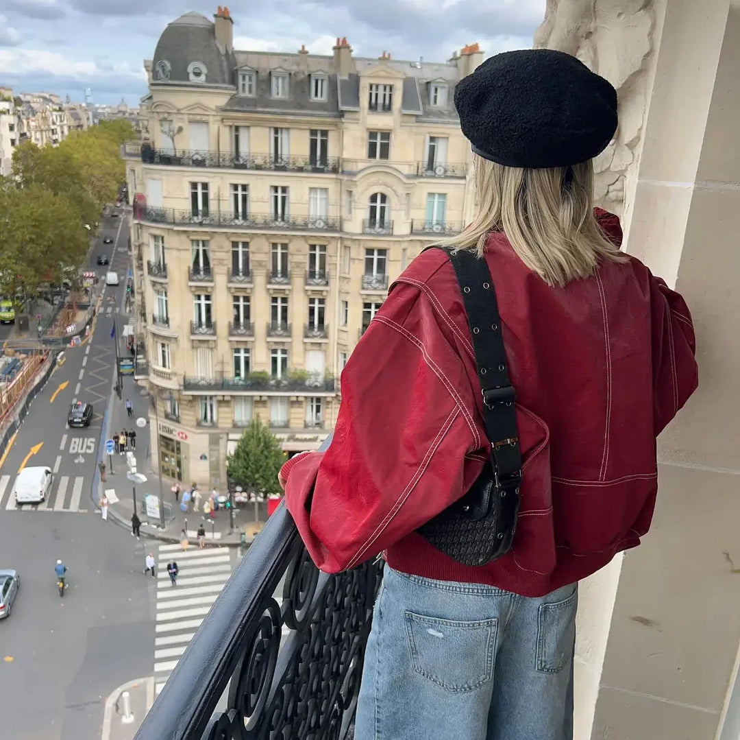 Nia | Dames Jas met Oversized Pasvorm en Ritssluiting
