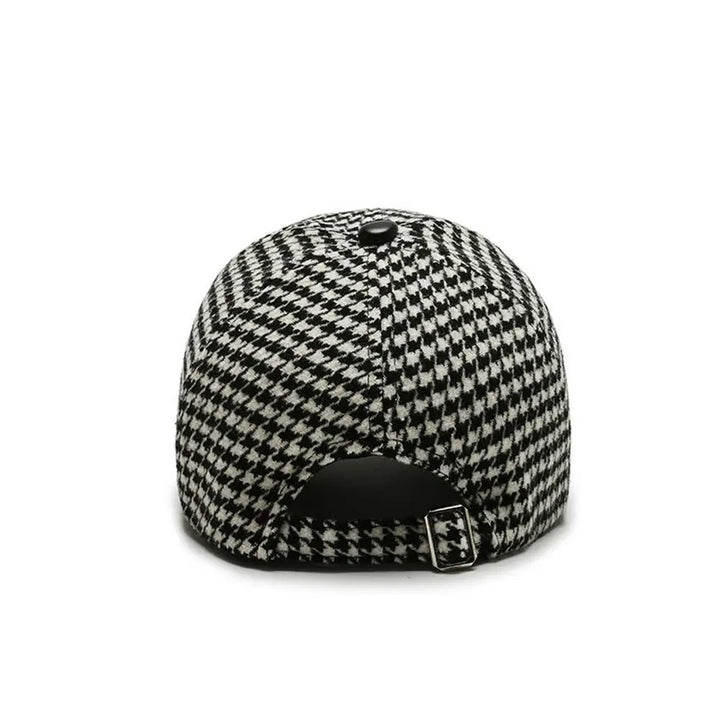 Klassieke Houndstooth Leren Pet