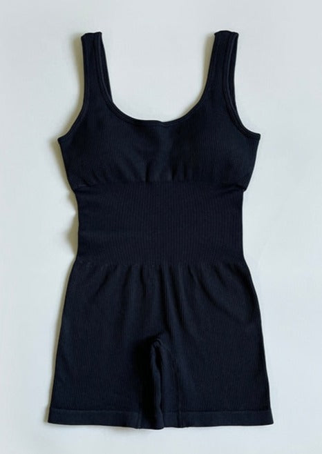 Jasmine | Dames bodysuit met ribstructuur en vierkante hals