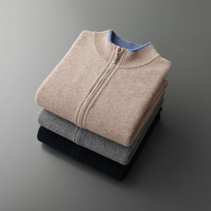 Riku Cashmere Zip Jast