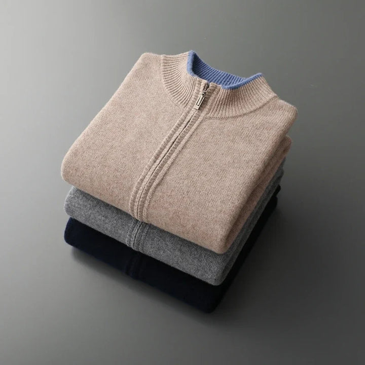 Riku Cashmere Zip Jast