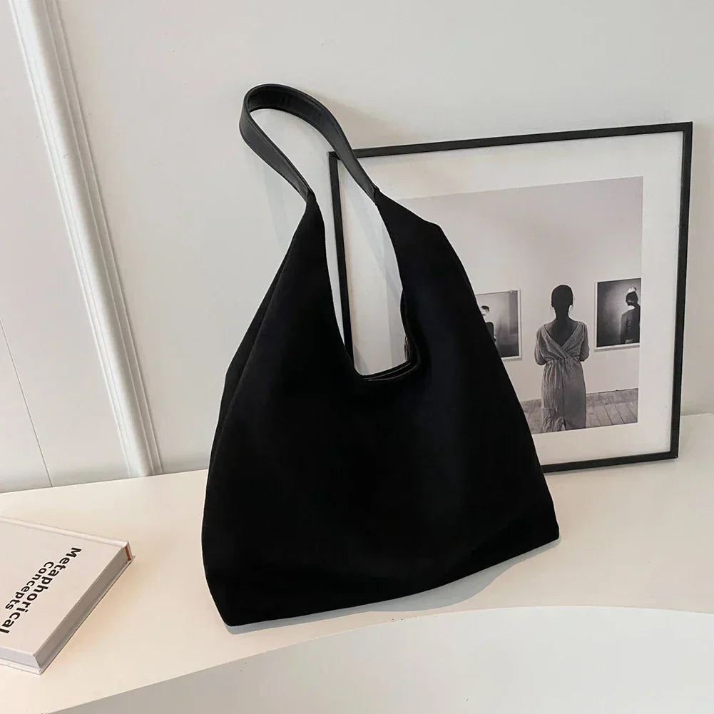 Abigail | Dames tote tas met suède en schouderbanden